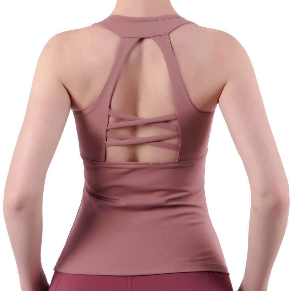 Shockproof Running Tank Top Sleeveless Women - Mubimart