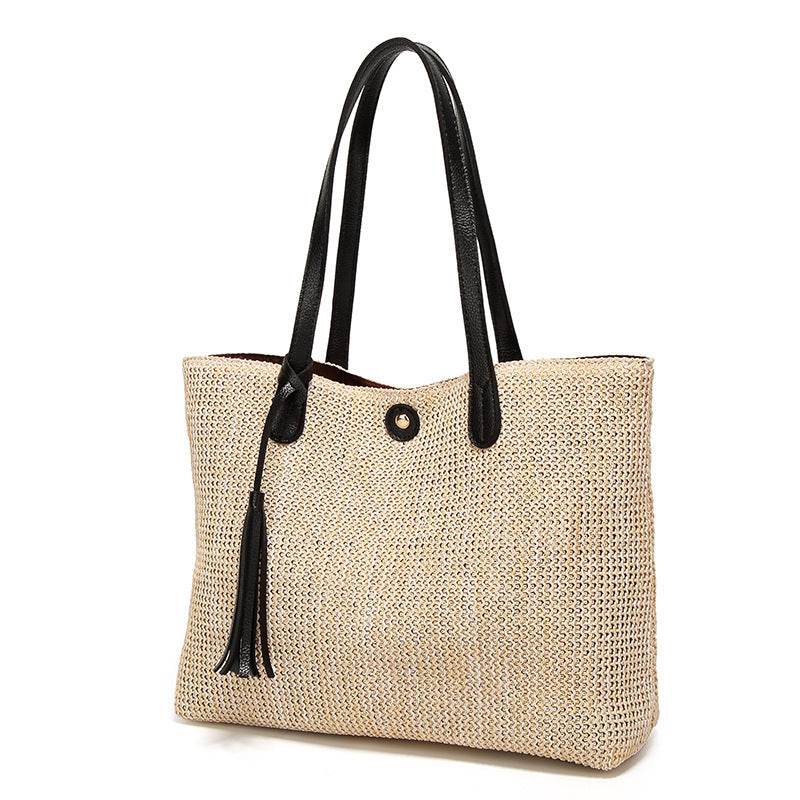 Fashionable BEACH STRAW BAG - Mubimart