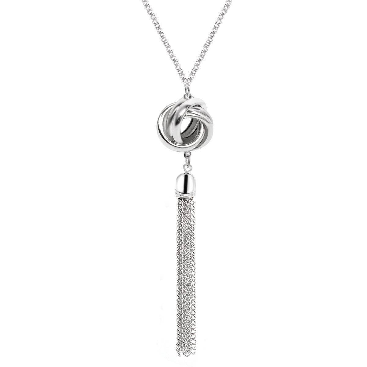 Accessories New Chain Tassel Necklace Women - Mubimart