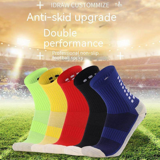 Non-slip Middle Cylinder Dispensing Thickening Sweat-absorbing Wear-resistant Towel Bottom Athletic Socks - Mubimart