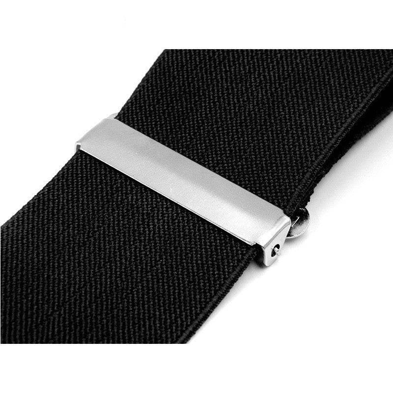 Adult Suspenders Black Men's Suspenders - Mubimart