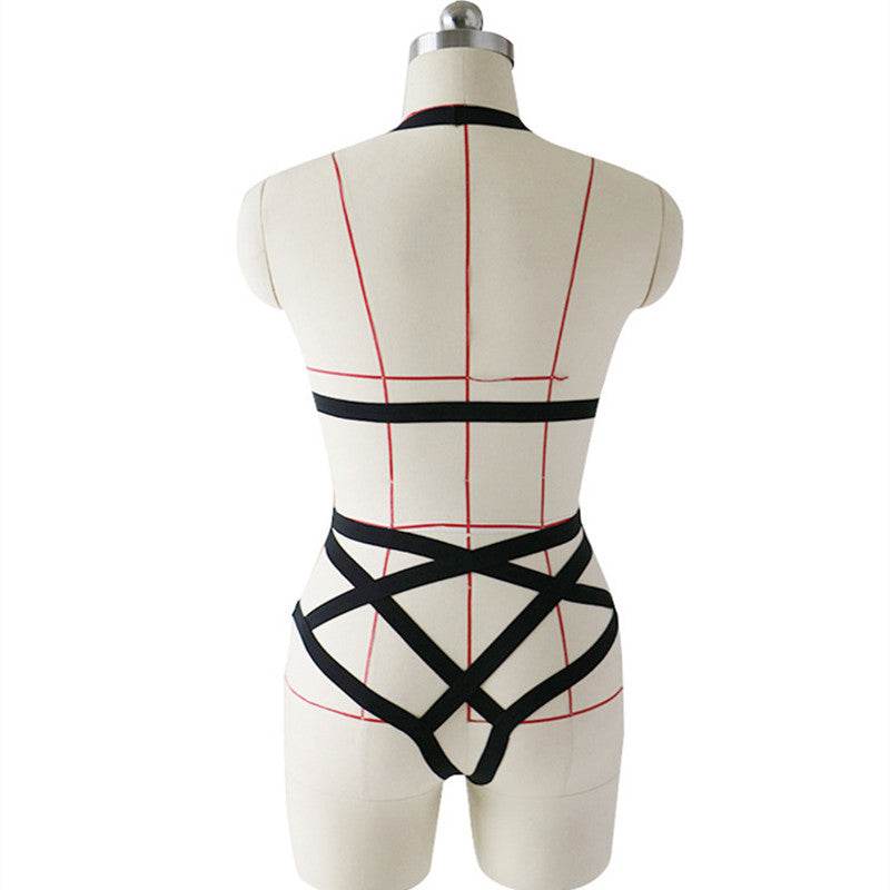 Lace sexy bodysuit - Mubimart