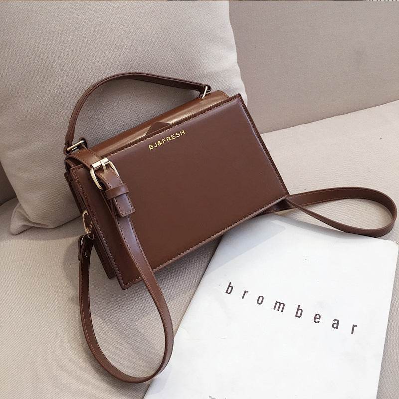 Texture small bag women wild crossbody - Mubimart