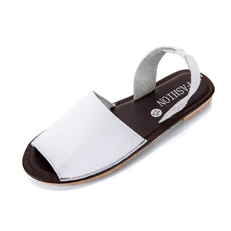 Fish mouth sandals women - Mubimart