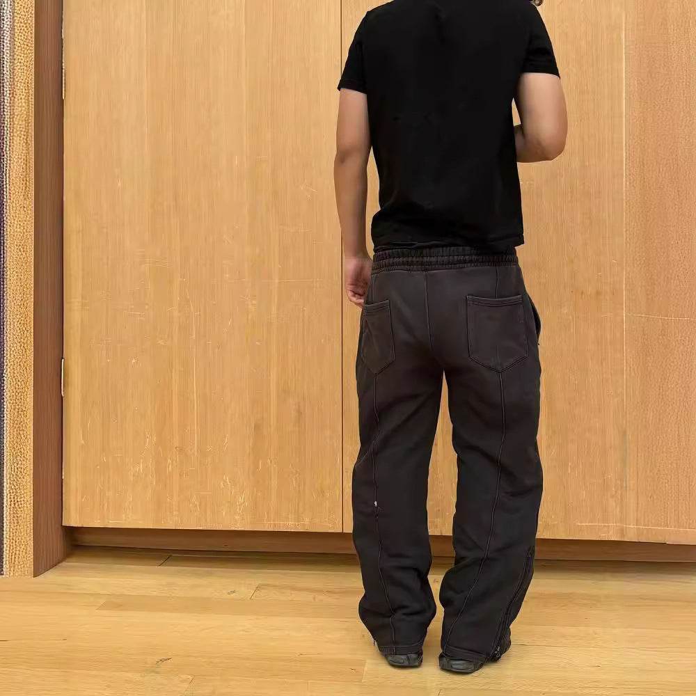 Stretch Rope Sweatpants Casual Trousers - Mubimart