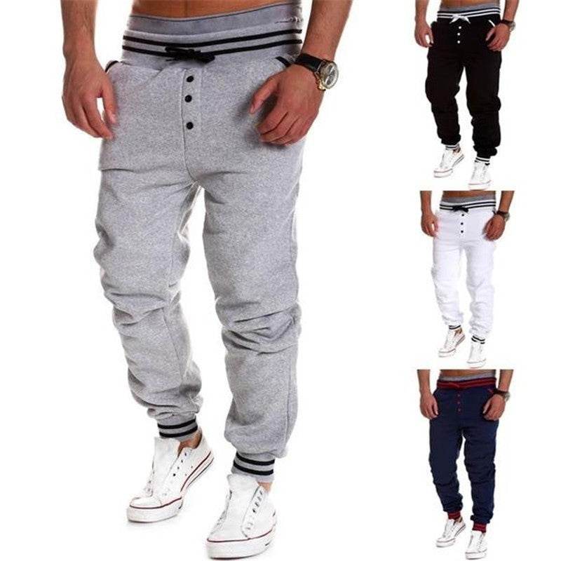 Casual Skinny Jogging Sweatpants - Mubimart