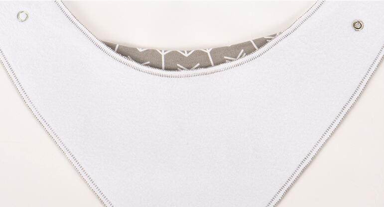 4pcs Lot Bibs Burp Cloth Print Arrow Wave Triangle Baby Bibs Cotton Bandana Accessories - Mubimart