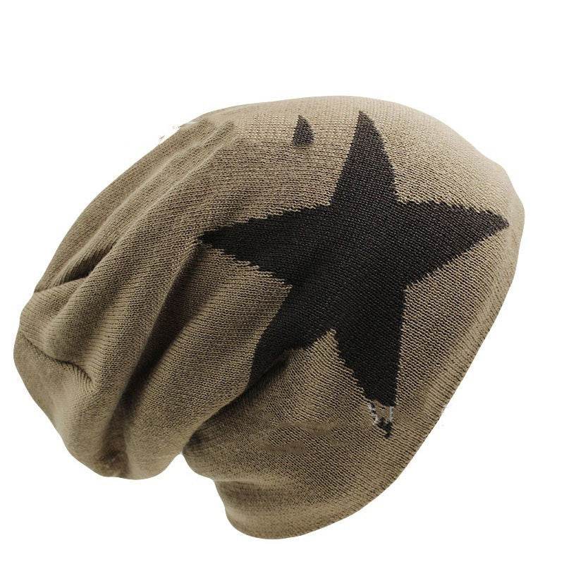 Winter knitted hood wind cap - Mubimart