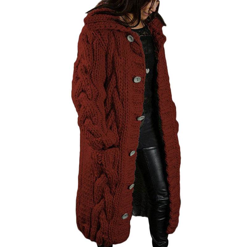 Women's Cardigan Plus Size Sweater Coat - Mubimart
