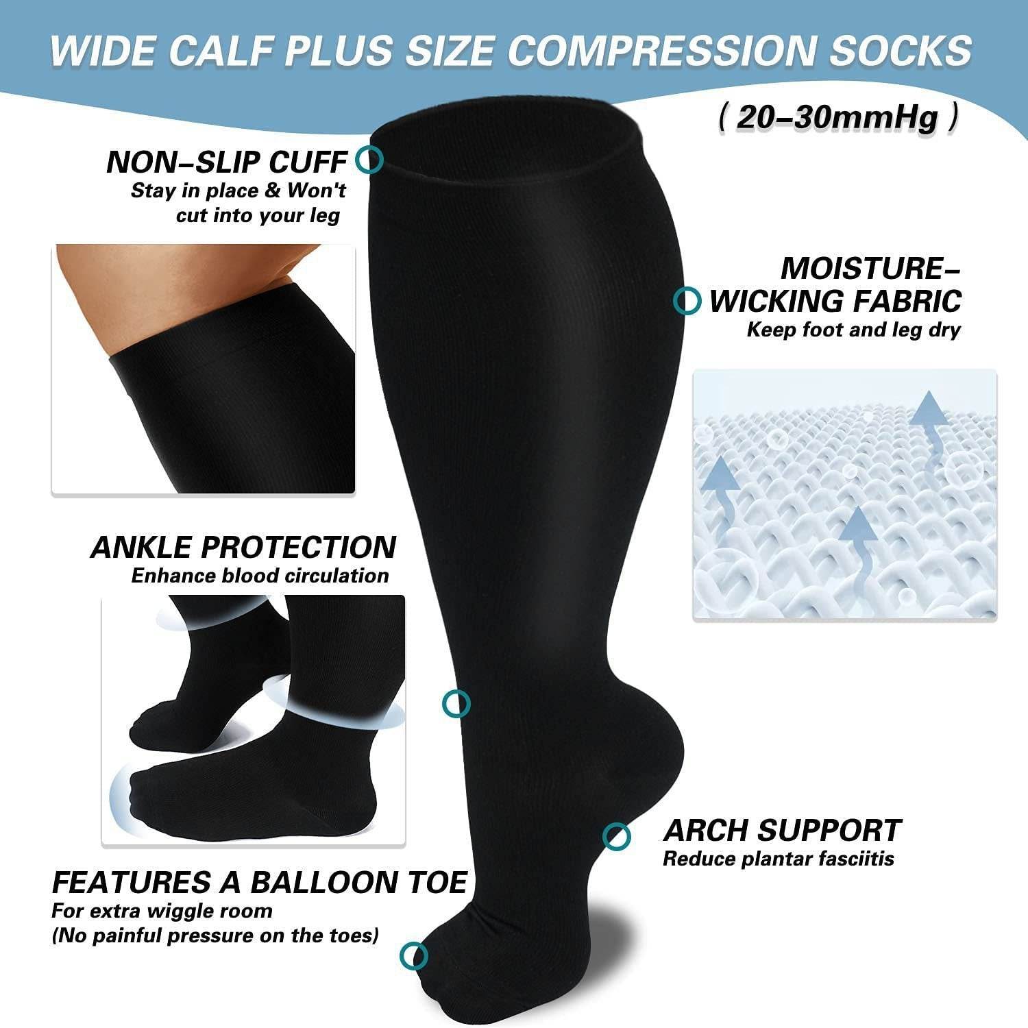 Women's Large Over-the-knee Calf Socks - Mubimart