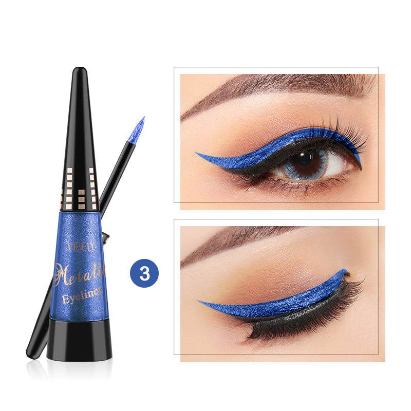 Pearlescent Liquid Eyeliner Pudaier Metal - Mubimart