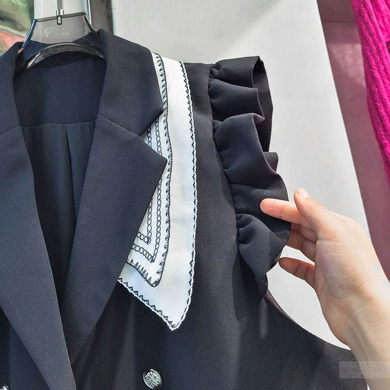 European Goods Suit Vest Women's One Button Suit Vest Top - Mubimart