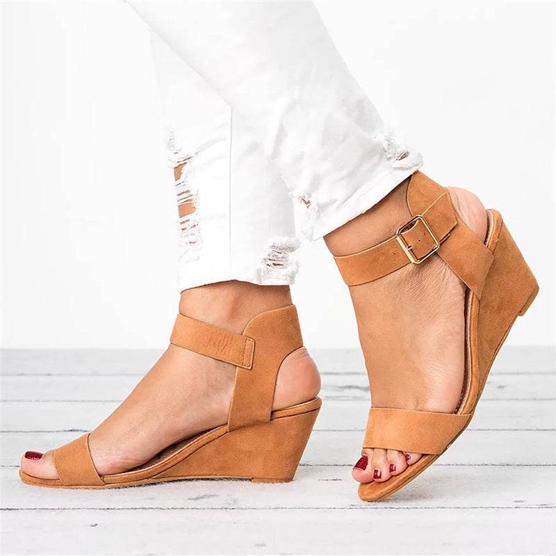 Summer new style wedge sandals women - Mubimart