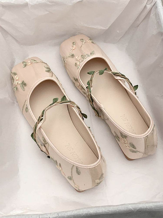 Women's Shallow Casual Mary Jane Shoes - Mubimart
