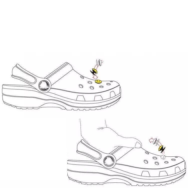 Girls' Diy Slipper Buckle Decorative Accessories - Mubimart