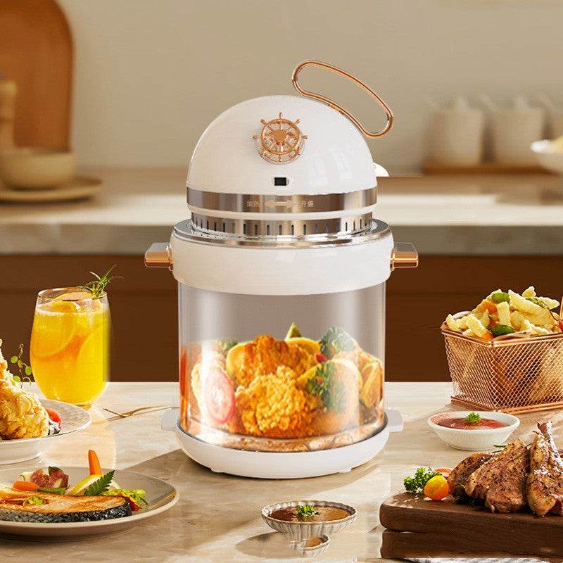 4L Transparent Visible Air Fryer - Mubimart