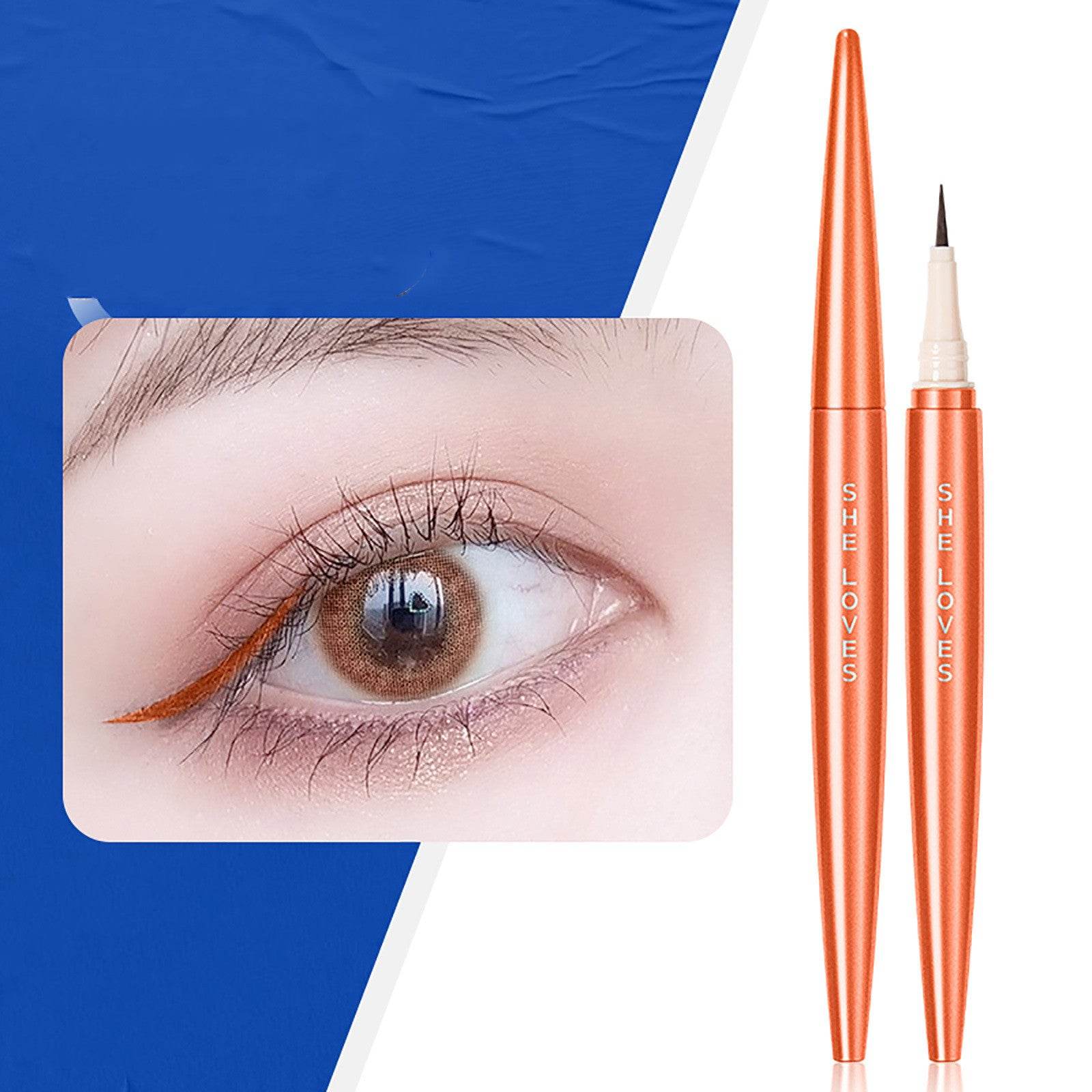 Liquid Eyeliner Pencil In Black Brown Extra Fine Lower Lashes - Mubimart