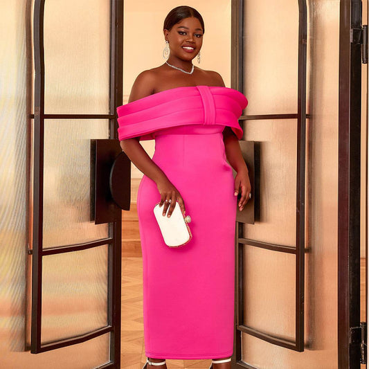 Banquet Party Banquet Bow Graduation Dress - Mubimart