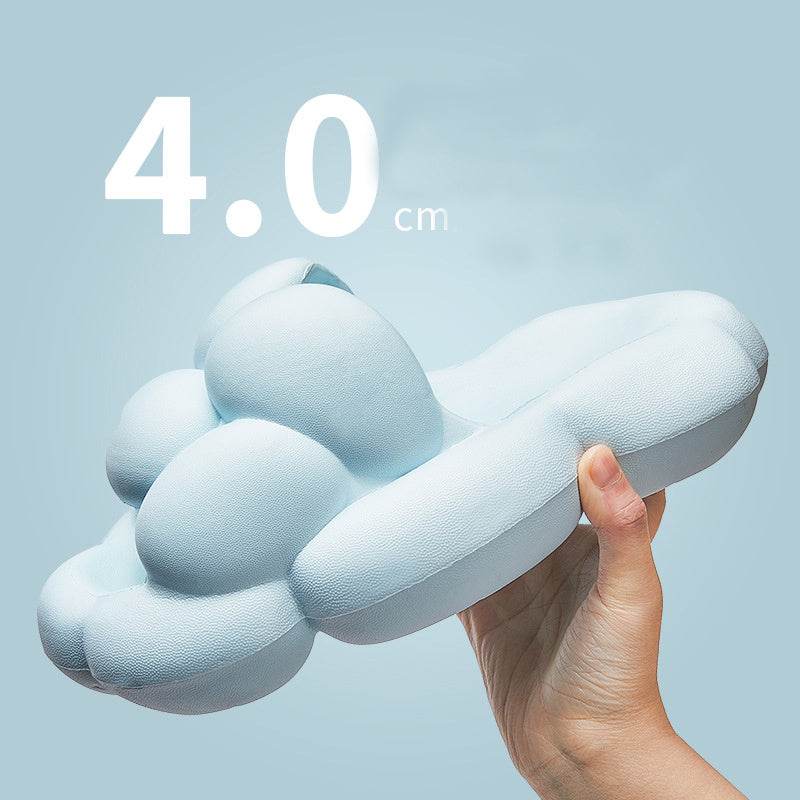 Soft Cloud Design Slippers Cute House Shoes Women Outdoor Indoor Bathroom Slipper - Mubimart