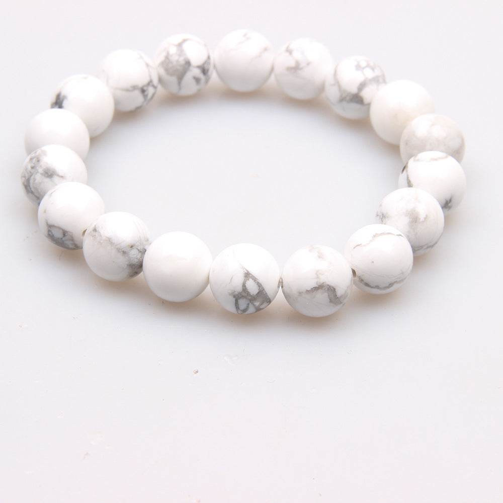 Handmade Crystal Gemstone Elastic Bracelet Energy - Mubimart