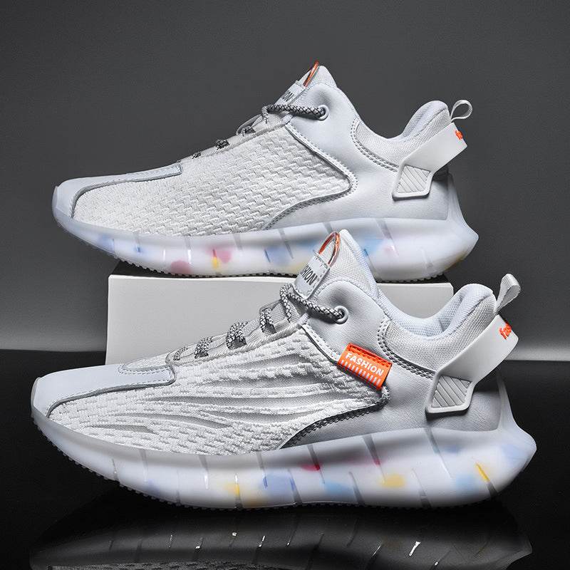 Breathable Sports Shoes Net Shoes Popcorn Trendy Shoes Casual Running Shoes - Mubimart