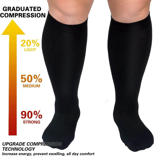 Women's Large Over-the-knee Calf Socks - Mubimart