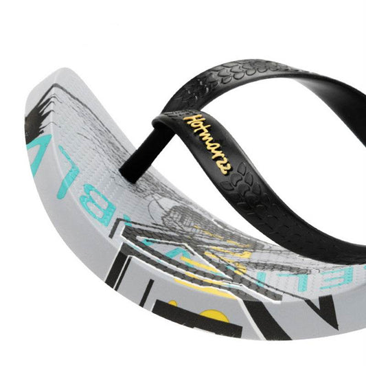 Cool Graffiti Printed Flip Flops For Men Summer New Non-slip Slippers Seaside Casual Beach Shoes - Mubimart