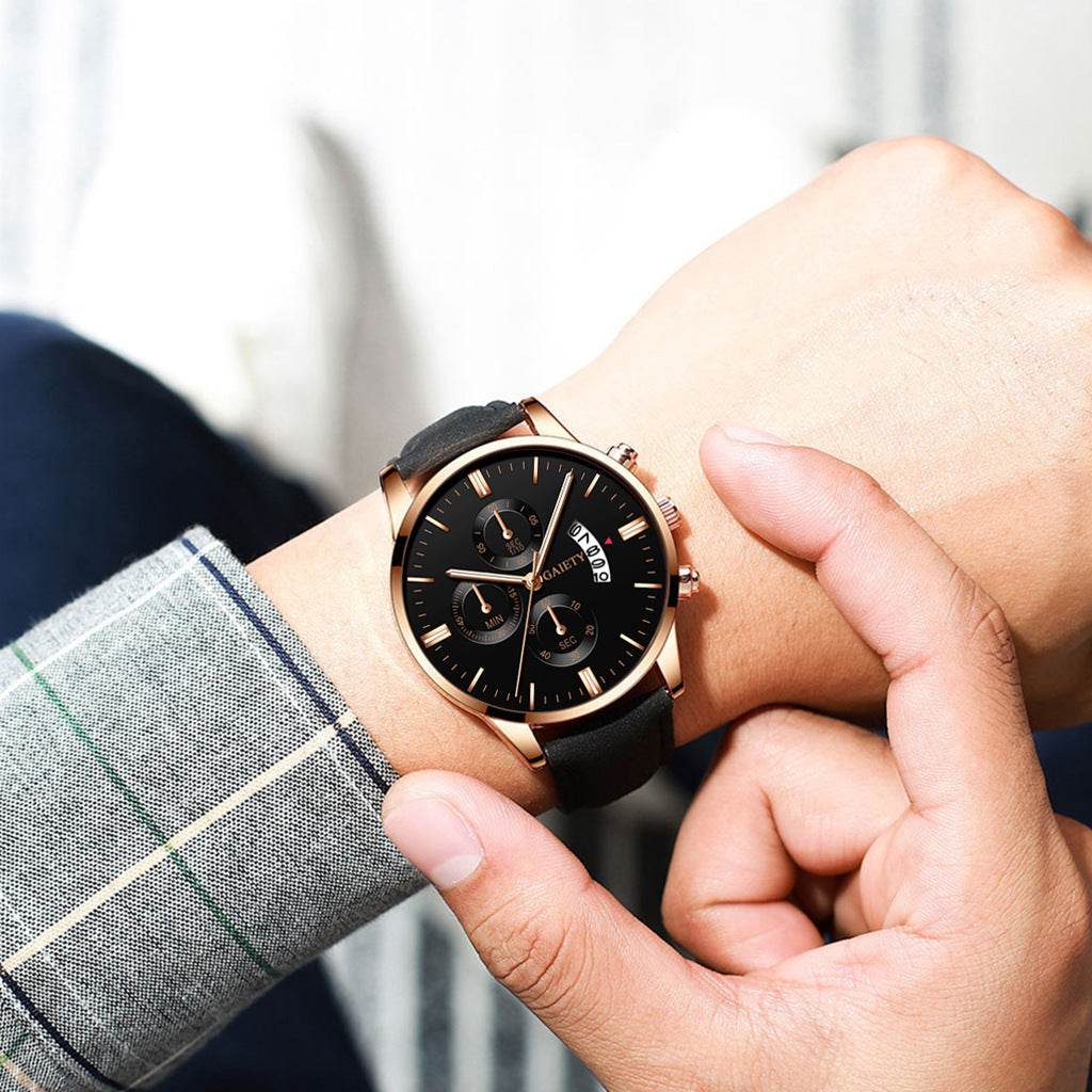 Cross Border Hot-selling Mens Classic Business Quartz Watches - Mubimart