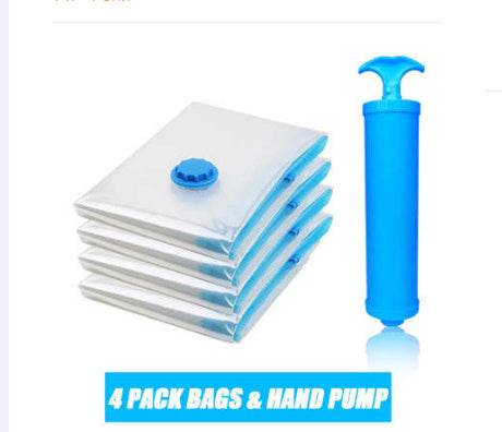 Quilt Vacuum Storage Bag Exhaust Valve Compression Clothes - Mubimart