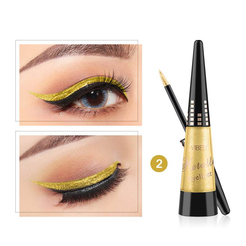 Pearlescent Liquid Eyeliner Pudaier Metal - Mubimart