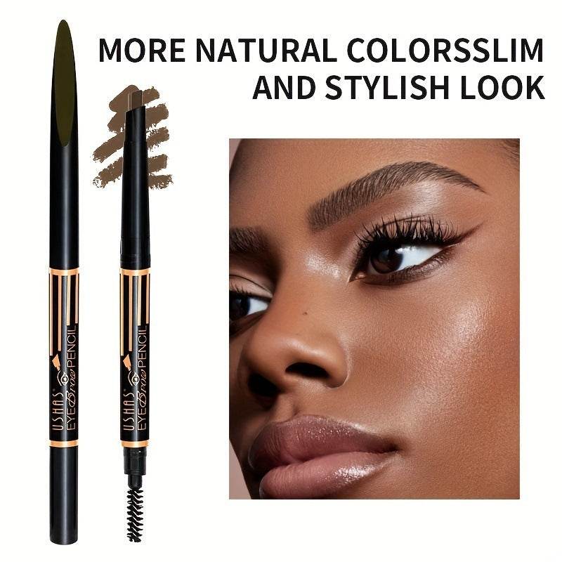 Multifunctional Not Smudge Waterproof And Sweatproof Eyebrow Pencil Eyeliner Pen - Mubimart