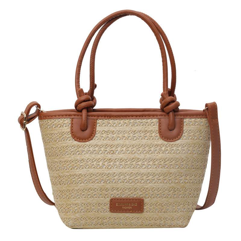 Casual Women Beach Vacation Style Woven Bag - Mubimart
