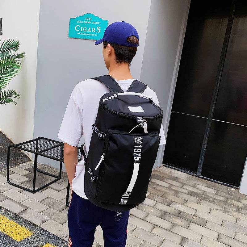 Backpack Gym Bag Men's Portable Travel Bag Sports Bag - Mubimart
