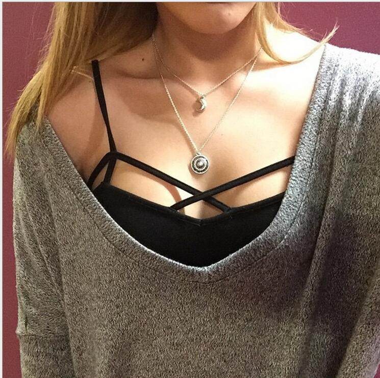 Chest wrap camisole - Mubimart