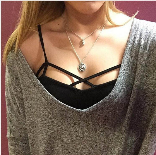 Chest wrap camisole - Mubimart