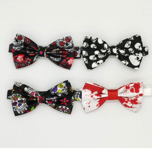 Halloween Ghost Festival Bow Tie Vampire Skull Bow Tie - Mubimart