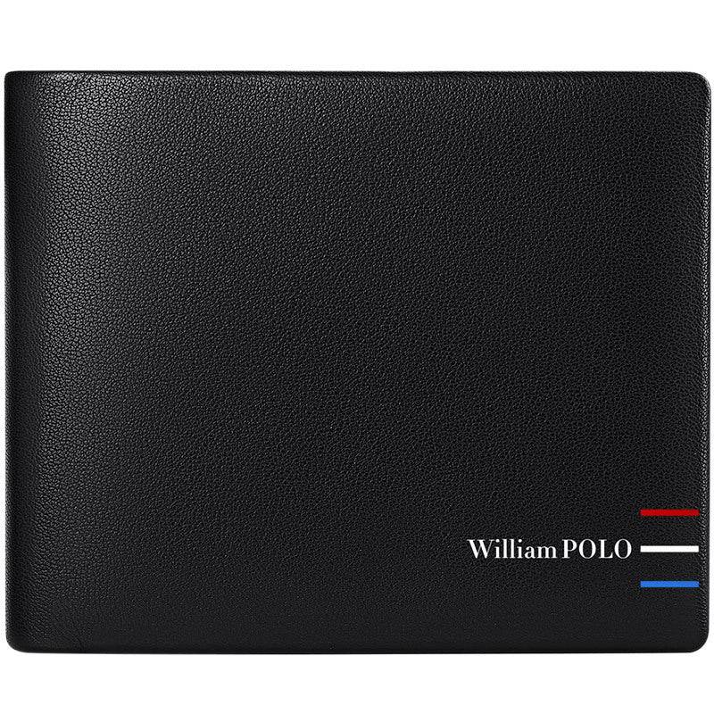 Men's First Layer Leather Wallet - Mubimart