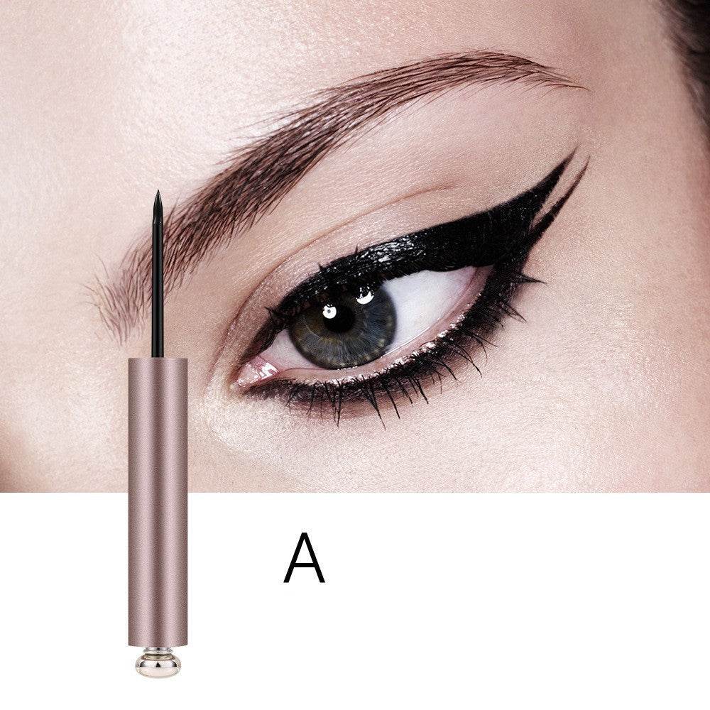 Rose Gold Beginner Liquid Eyeliner Waterproof Quick Dry No Halo Eyeliner - Mubimart