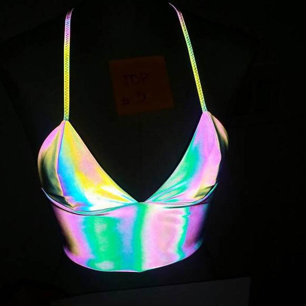 Laser reflective camisole - Mubimart