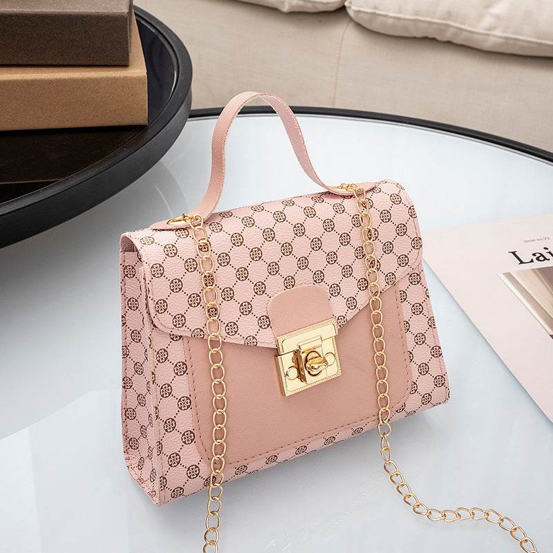 Stitching Women Summer Shoulder Crossbody Bag - Mubimart