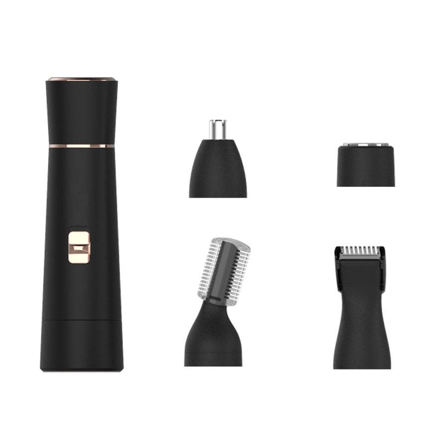 4 In 1 Facial Eyebrow Hair Epilator Remover Tool Device Painless Electric Shaver For Women - Mubimart