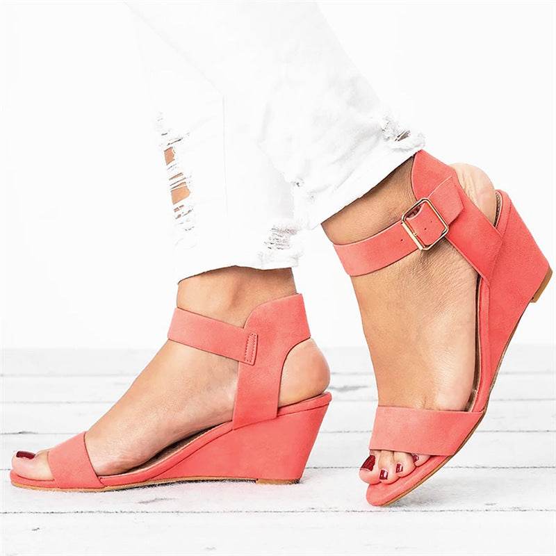 Summer new style wedge sandals women - Mubimart