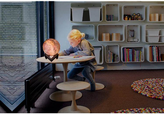 3D Printing Moon Lamp Galaxy Moon Light - Mubimart