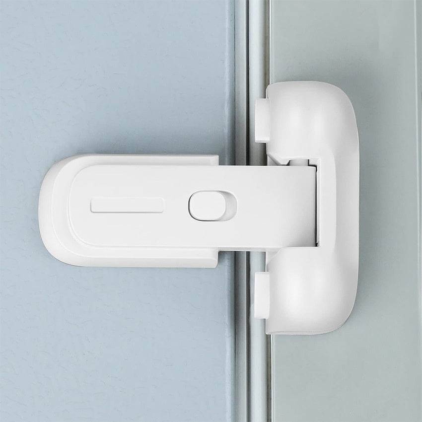 Refrigerator Lock Safety Lock Baby Protective Door Lock Anti-baby Open Refrigerator Door Cabinet Door Lock Drawer Lock - Mubimart