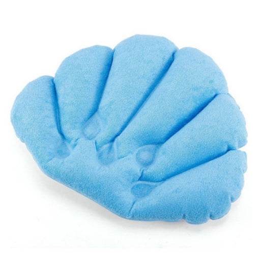 Household inflatable bath pillow with suction cup bath pillow - Mubimart