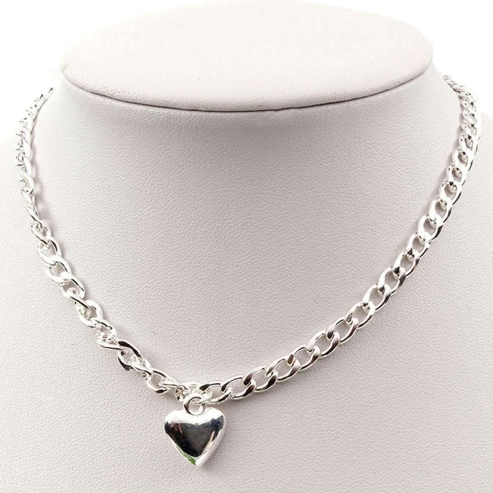 Love Heart Bohemian Choker Necklace for Women - Mubimart