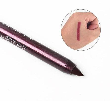 Wine Red Green Blue Purple Silver Eyeliner Eye And Eye Multi-use Eye Shadow Lipstick Eyebrow Pencil - Mubimart