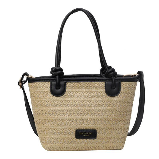 Casual Women Beach Vacation Style Woven Bag - Mubimart