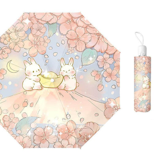 Women's Pocket High-value Sun Umbrella With UV Protection - Mubimart