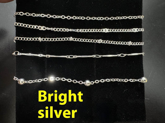 Stylish Simple And Versatile Anklets 5 Pieces Suit Combination - Mubimart